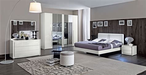 Made In Italy Wood And Nano Fabric Modern Contemporary Bedroom Designs