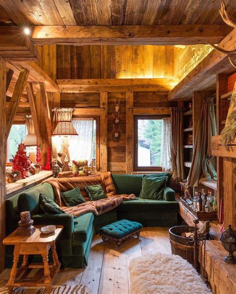 Best Small Log Cabin Homes Interior Decor Ideas Cabin Living Room