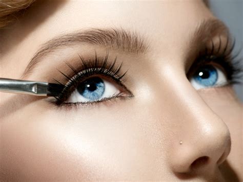 Then take your shadow and smudge it into your liner, using an angled brush. How to apply eyeliner with an angled brush