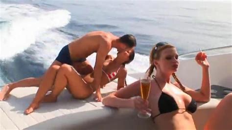 Tarra White Smoking Cigarette On Boat