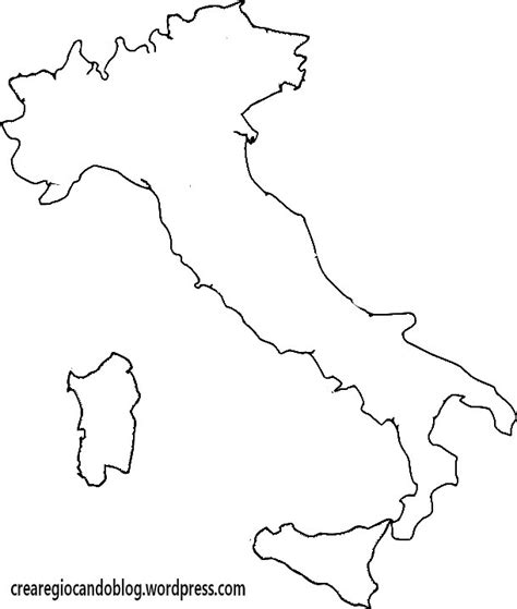 70 Cartina Muta Italia Settentrionale Disegni Da Colorare