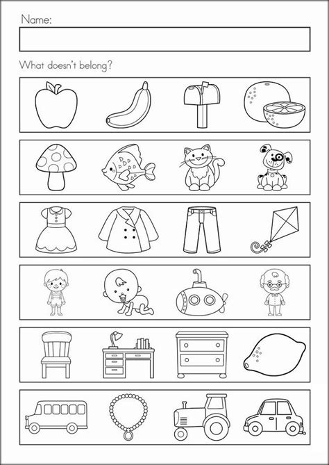 Prep Class Worksheets For Assessment Kindergarten Learning School Worksheets Literacy Worksheets