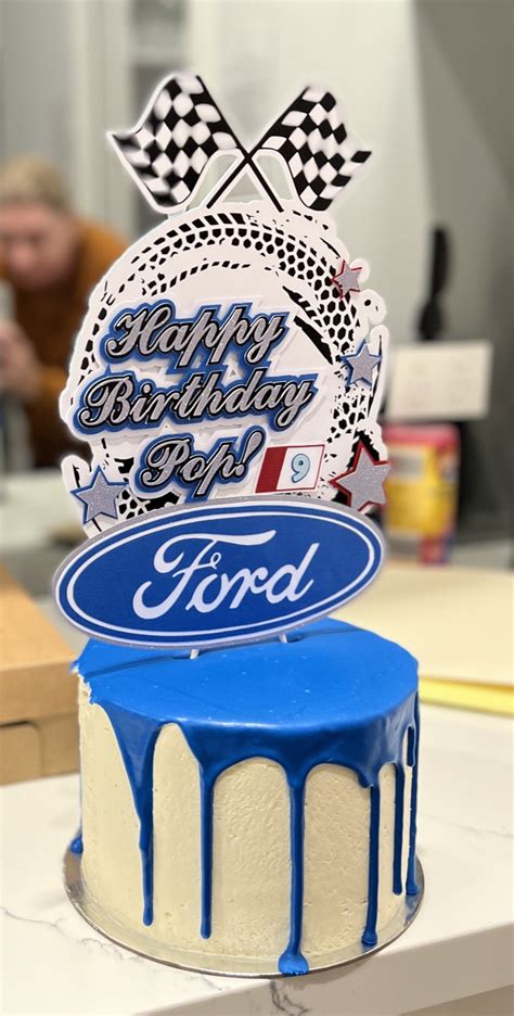 Ford Custom Cake Topper Custom Cake Topper Car Cake Topper Birthday