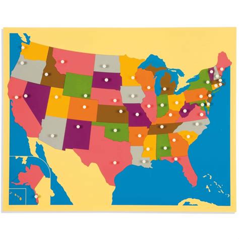 Puzzle Map The United States Nienhuis Montessori