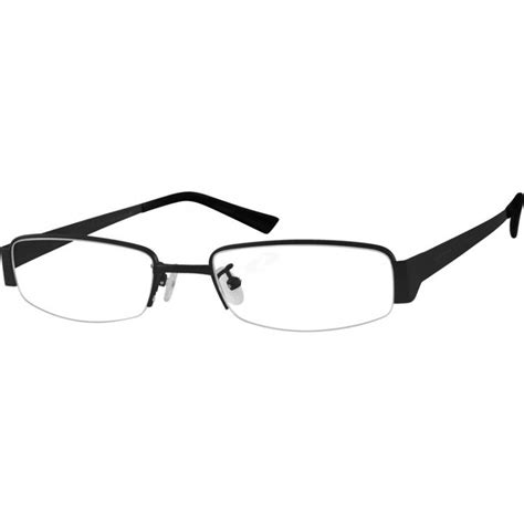 Black Titanium Rectangle Glasses 374421 Zenni Optical Eyeglasses Zenni Optical Glasses