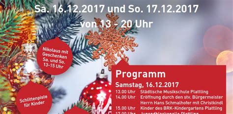 Jetzt zur wohnungssuche in wohnung mieten in plattling: Christkindlmarkt im IsarPark Plattling - ERL Immobiliengruppe