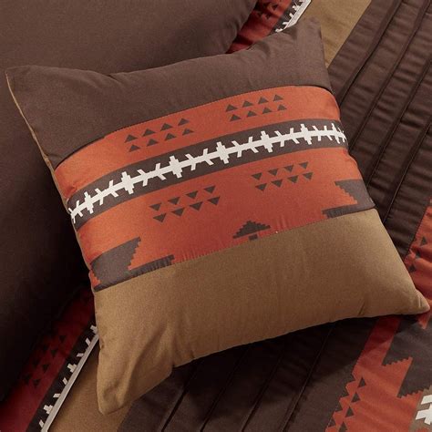 7 Piece Western Southwestern Native American Design Comforter Set Beds