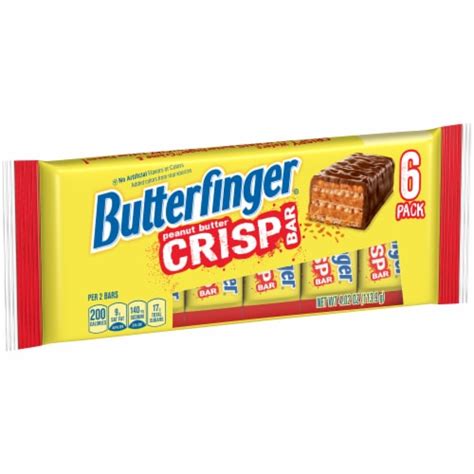 Butterfinger Peanut Butter Crisp Bars 6 Ct 402 Oz Pick ‘n Save