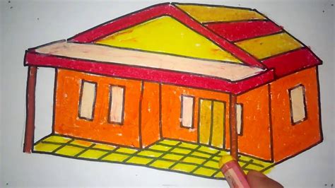 Gambar Gambar Rumah Anak Tk 2017 Jpeg 212kb Mewarnai 1024 768 di