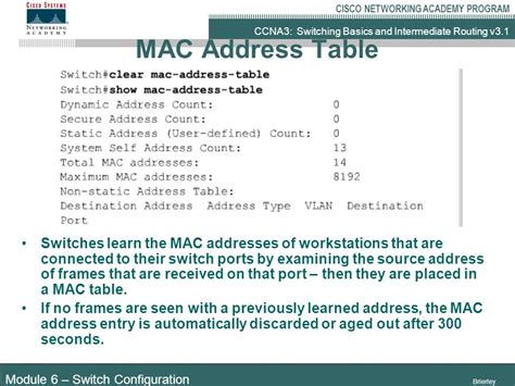 Cisco Mac Address Table Saved After Powerloss Researchpilot