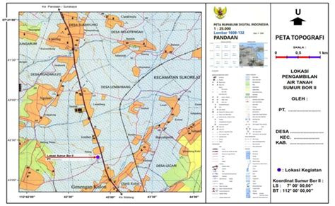 Contoh Peta Topografi Koleksi Gambar