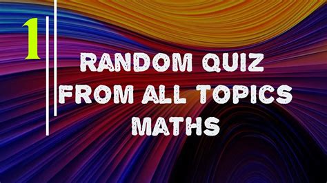 Random Quiz Maths Tneb Ae Ece Youtube