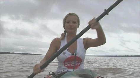 Bbc News Helen Skelton Completes Amazon Kayak Journey