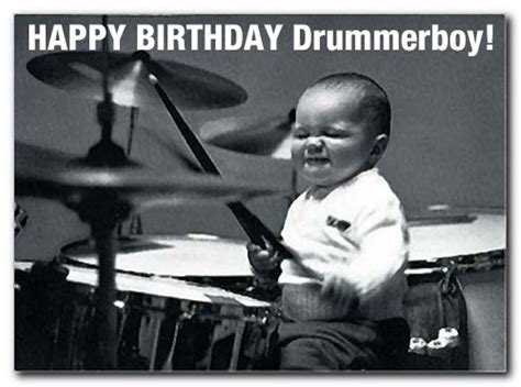Amazing Birthday Wishes With Drums Greetings Image Baby Birthday Card