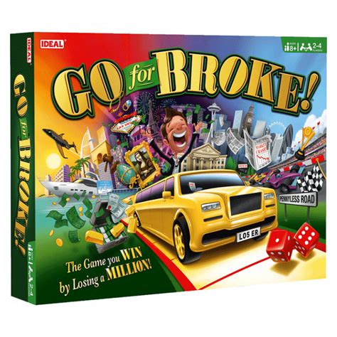 Go For Broke Board Game - John Adams