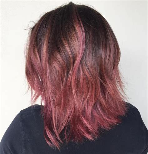 40 Best Pink Highlights Ideas For 2019 Brown To Pink Ombre Brown And