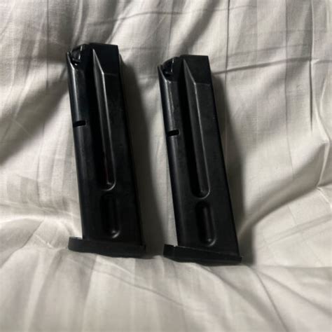 Two Beretta Type 92fs 9mm 10 Round Magazines 82442133904 Ebay