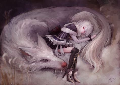 30 Top For Wolf Anime Girl With Silver Hair And Red Eyes