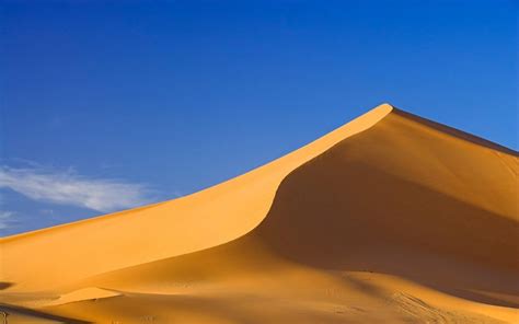Wallpaper Brown Desert Under Blue Sky During Daytime Background