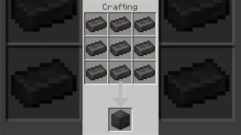 Minecraft How To Make A Netherite Block Shorts Youtube