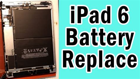 As it happens, this render is extremely detailed and you can actually make out the battery specifications inscribed onto the battery. iPad 6 Battery Replacement | Noor Telecom - YouTube