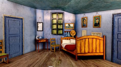 The Bedroom Vincent Van Gogh 1888 Download Free 3d Model By Alexei