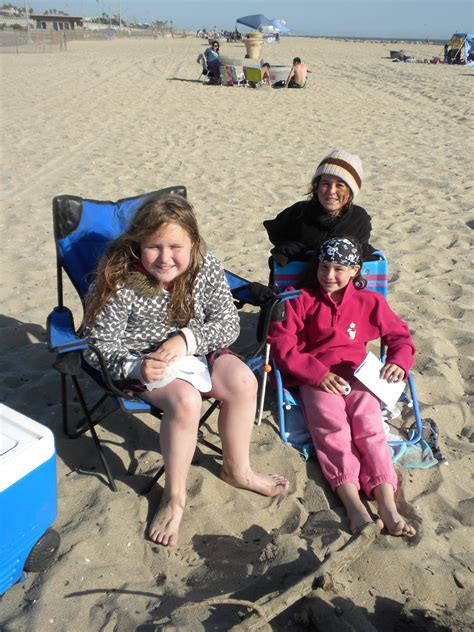Huntington Beach Girl Scout Troop Fun At The Beach