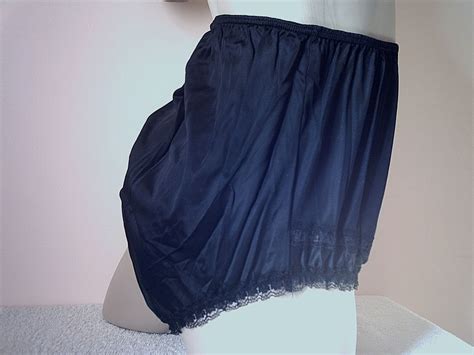 Black Vintage Walker Reid Full Nylon Knickers Panties Ebay