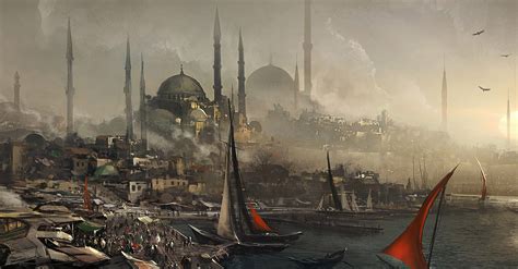 Assassins Creed Revelations Video Games Cityscapes Blue Mosque