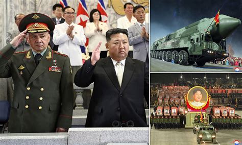 Rocket Man Kim Jong Un Shows Off North Koreas Most Powerful Nuclear Capable Missiles To Russia