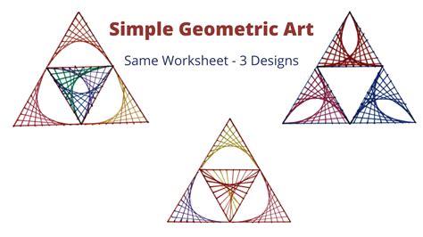 How to draw spirograph pattern art in triangle - Free ...
