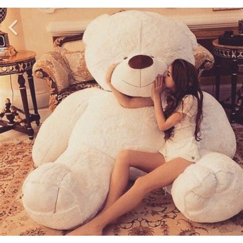 Pin By Dreamer 2911 On My Polyvore Finds Huge Teddy Bears Big Teddy