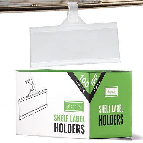 Buy Planque Professional Label Holder Shelf Labels Holder W Easy Clip