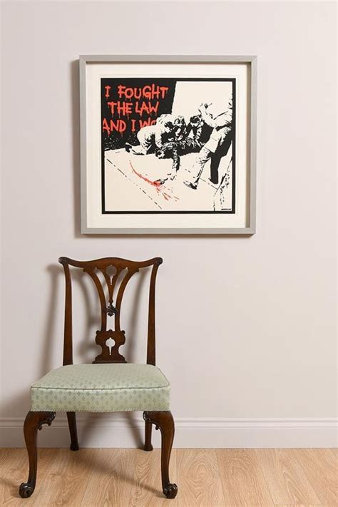 Lot 200 I Fought The Law And I Won By Banksy Morgan Odriscoll