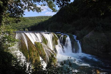 Waterfalls Strbacki Buk — Stock Photo © Yakub88 107212110