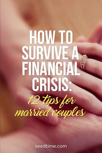 how to survive a financial crisis 12 tips for married couples seedtime