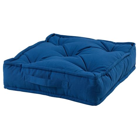 Gurli Floor Cushion Blue 45x45x10 Cm Ikea