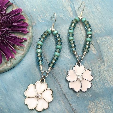 Boho Bloom Earrings Diy Earrings Earrings Beaded Jewelry Diy