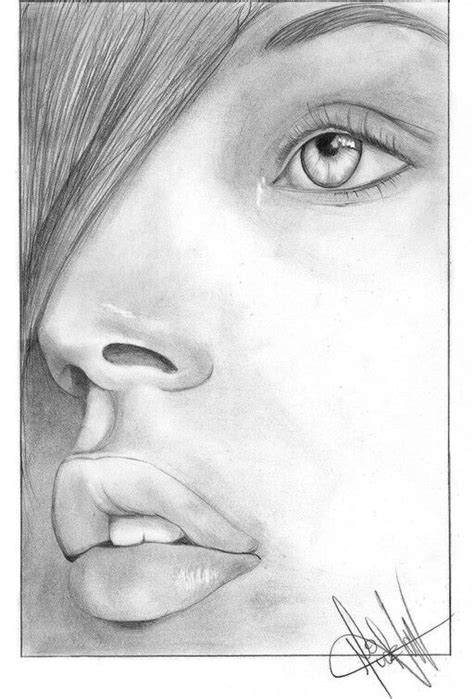 Rostro Pencil Drawings Of Love Human Sketch Artsy Photography