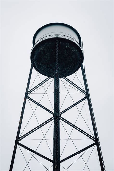 A Water Tower In Greenpoint Brooklyn New York City Stock Photo