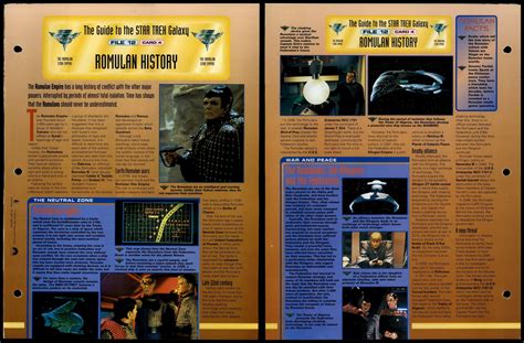 Romulan History The Romulan Star Empire Star Trek Fact File Page