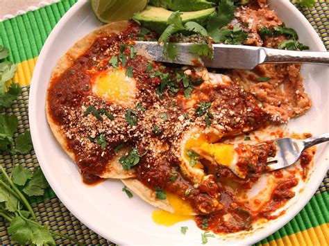 Quick And Easy Huevos Rancheros With Tomato Chili Salsa Recipe