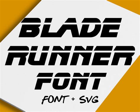 Blade Runner Alphabet Font Blade Runner Svg Movie Cricut Etsy Singapore