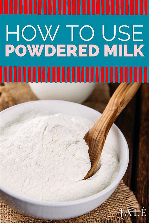 How To Use Powdered Milk Food Powdered Milk Recipes