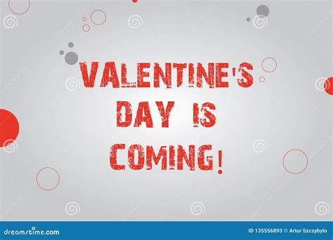 Text Sign Showing Valentine S Is Day Is Coming Conceptual Photo
