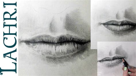 Male Lips Drawing Step By Step Madelaine Sams