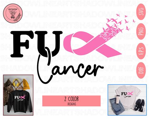 Fu Cancer Svg Breast Cancer Svg Breast Cancer Png Awareness Etsy Finland