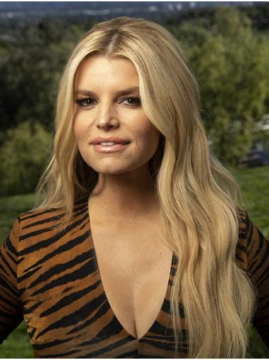 Long Perfect Wavy Lace Front Synthetic Jessica Simpson Wigs