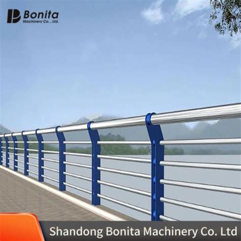 Railing Guardrail For Pedestrian Guard Metal Barrier Rail On Bridges