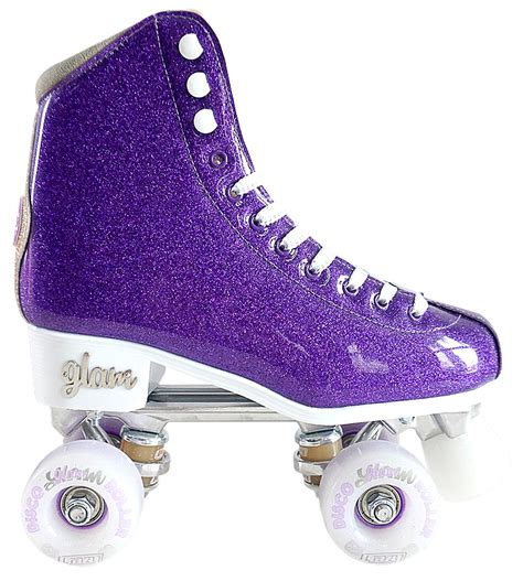 Crazy Glam Roller Skates Purplegold